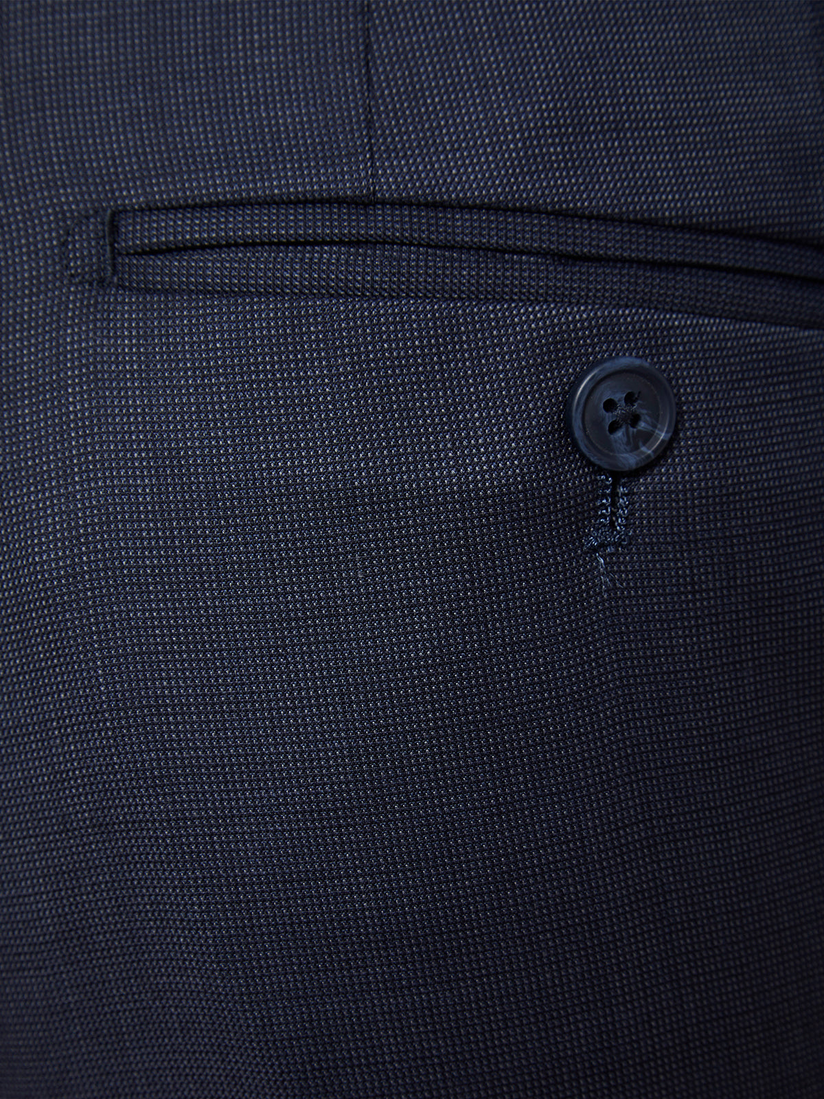 BYRON WOOL SUIT TROUSERS GUNMETAL