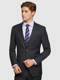 NEW HOPKINS WOOL SUIT JACKET CHARCOAL