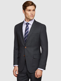 NEW HOPKINS WOOL SUIT JACKET CHARCOAL