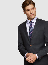 NEW HOPKINS WOOL SUIT JACKET CHARCOAL