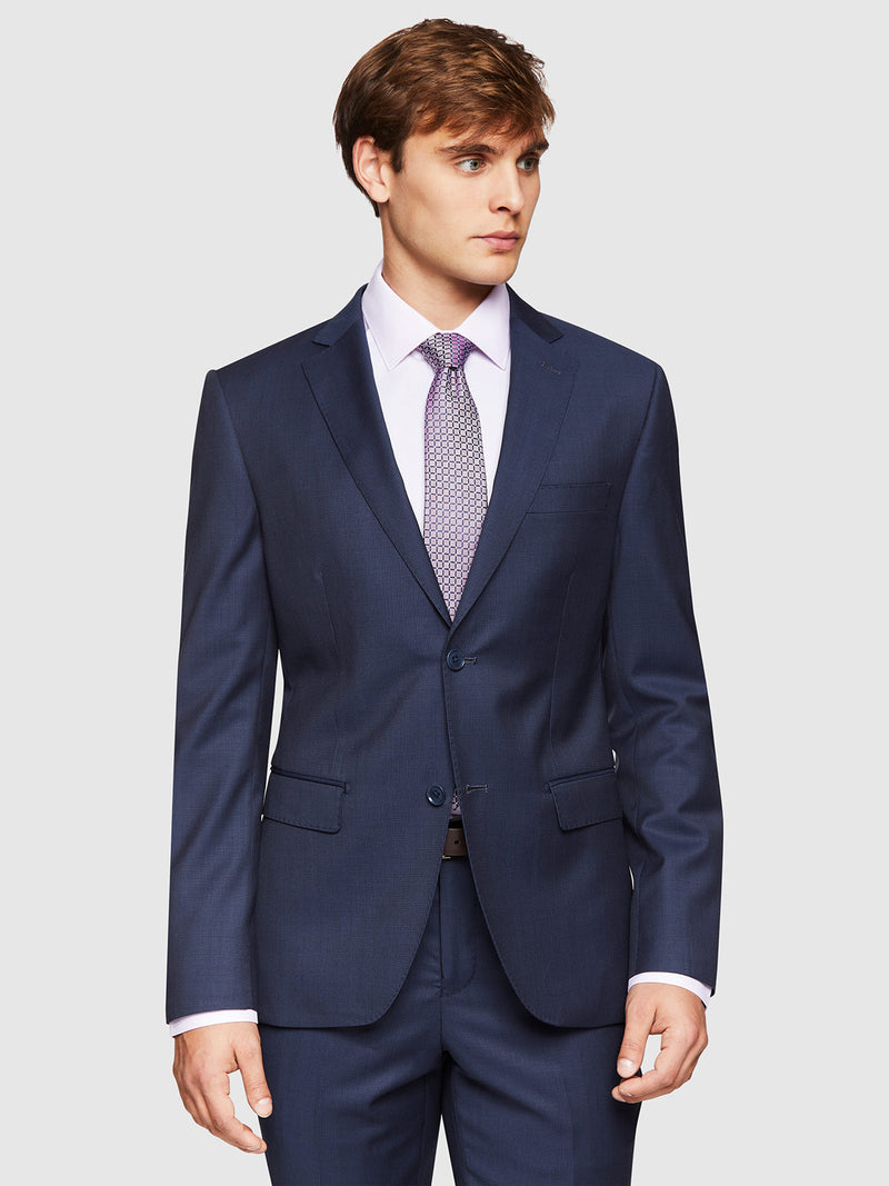 BYRON WOOL SUIT JACKET BLUE