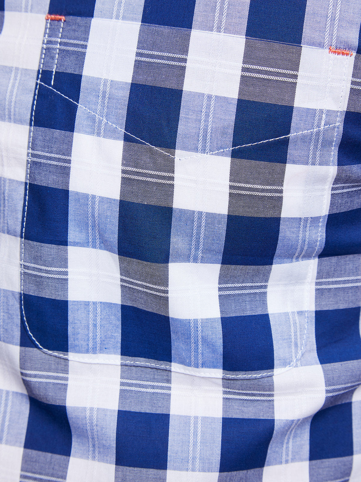 UXBRIDGE CHECKED SHIRT BLUE