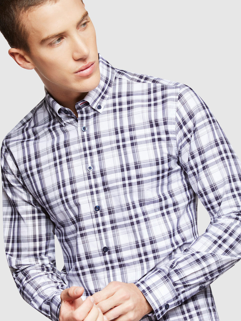 STRATTON CHECKED SHIRT INK