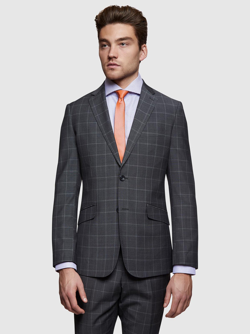 HOPKINS WOOL STRETCH SUIT JACKET