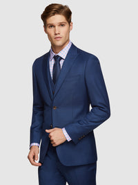 HOPKINS PEAK LAPEL SUIT JACKET BLUE