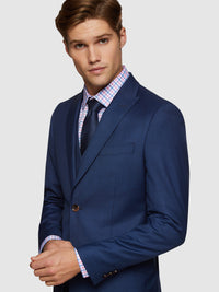 HOPKINS PEAK LAPEL SUIT JACKET BLUE