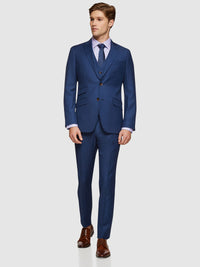 HOPKINS PEAK LAPEL SUIT JACKET BLUE