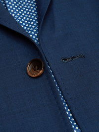 HOPKINS PEAK LAPEL SUIT JACKET BLUE