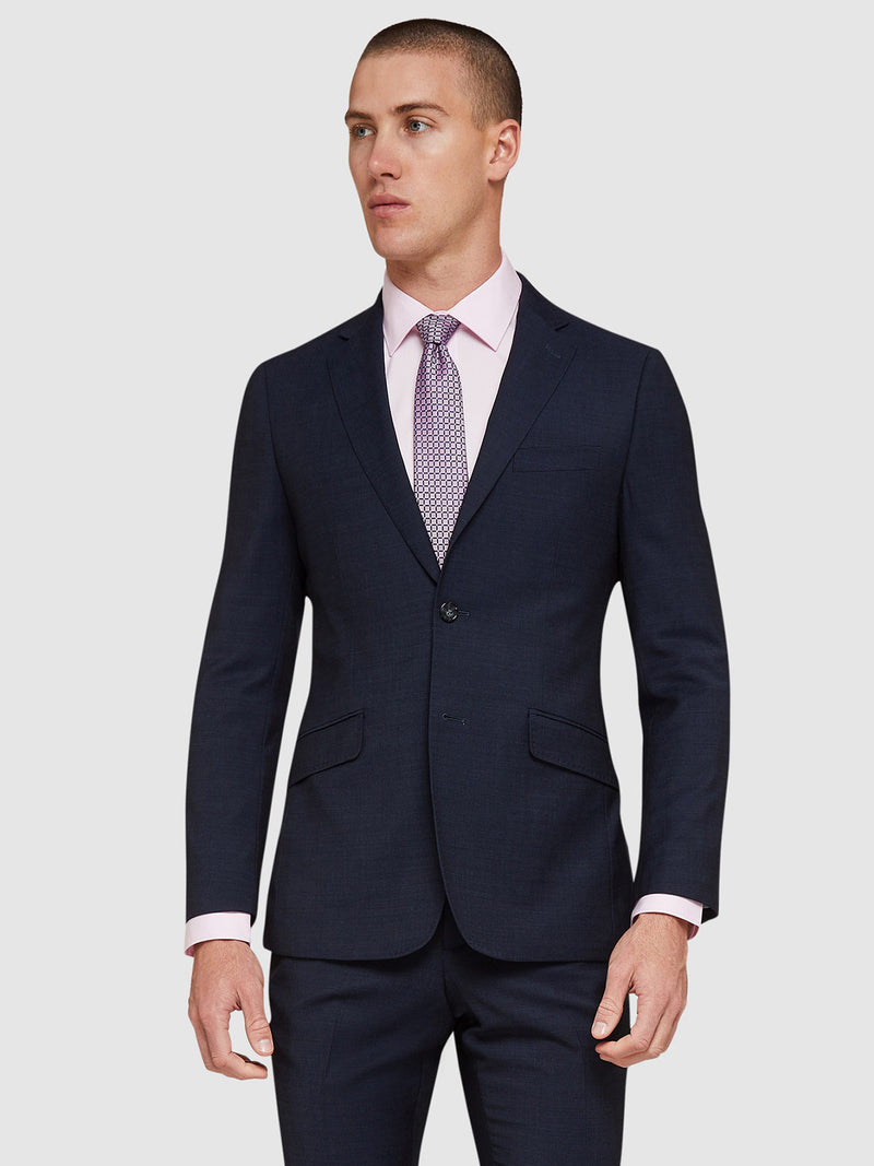 NEW HOPKINS WOOL SUIT JACKET GUNMETAL