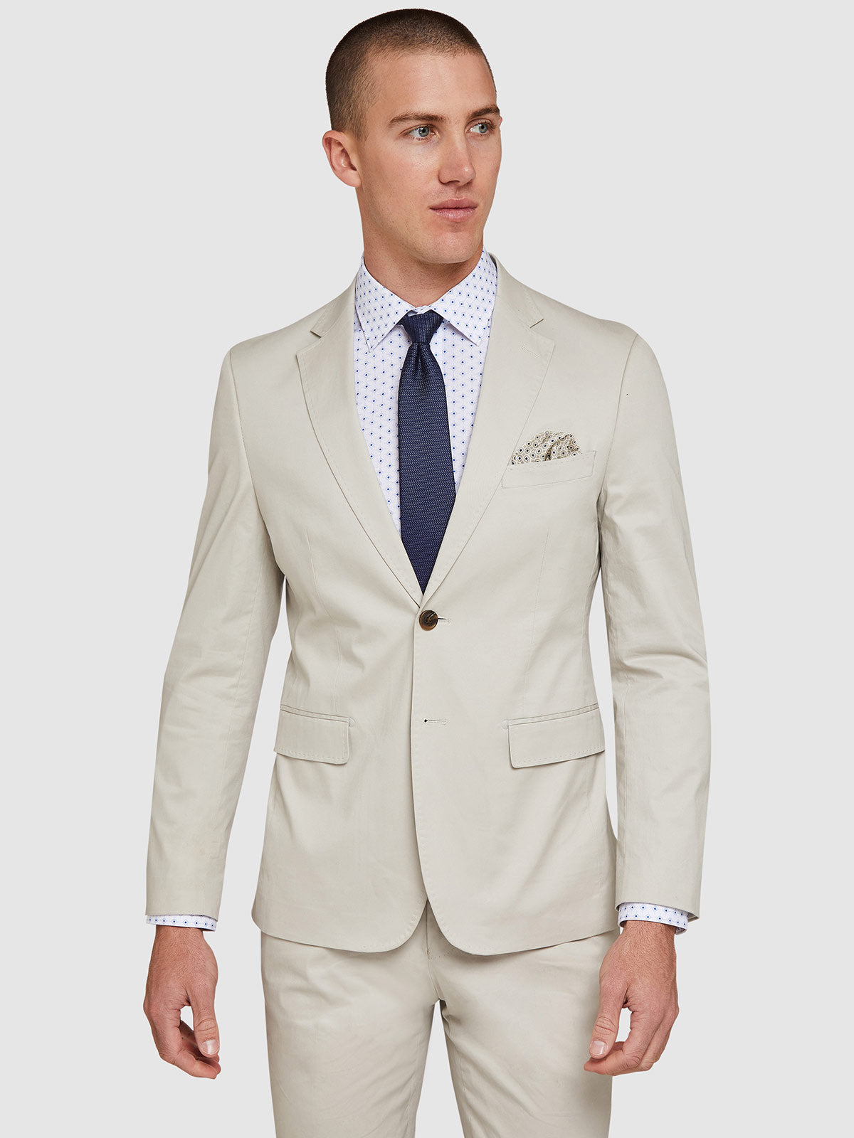 BYRON COTTON STRETCH SUIT JACKET