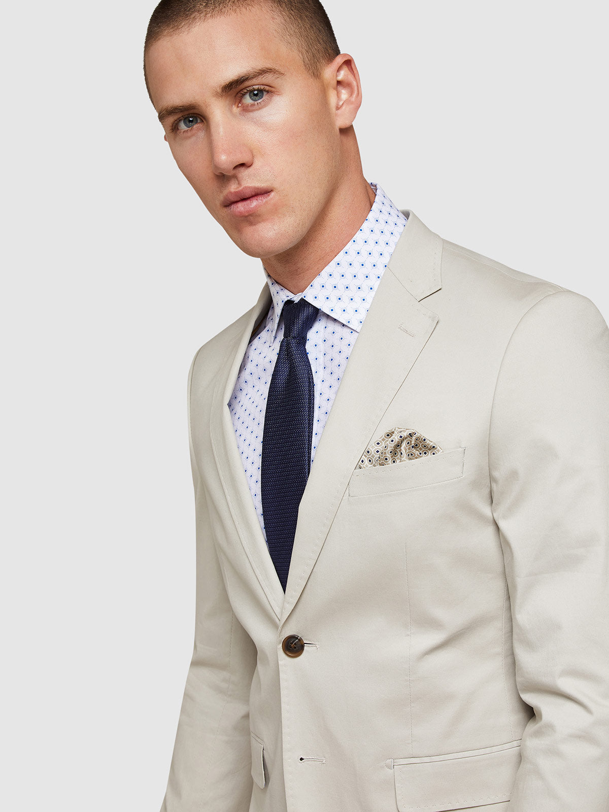 BYRON COTTON STRETCH SUIT JACKET