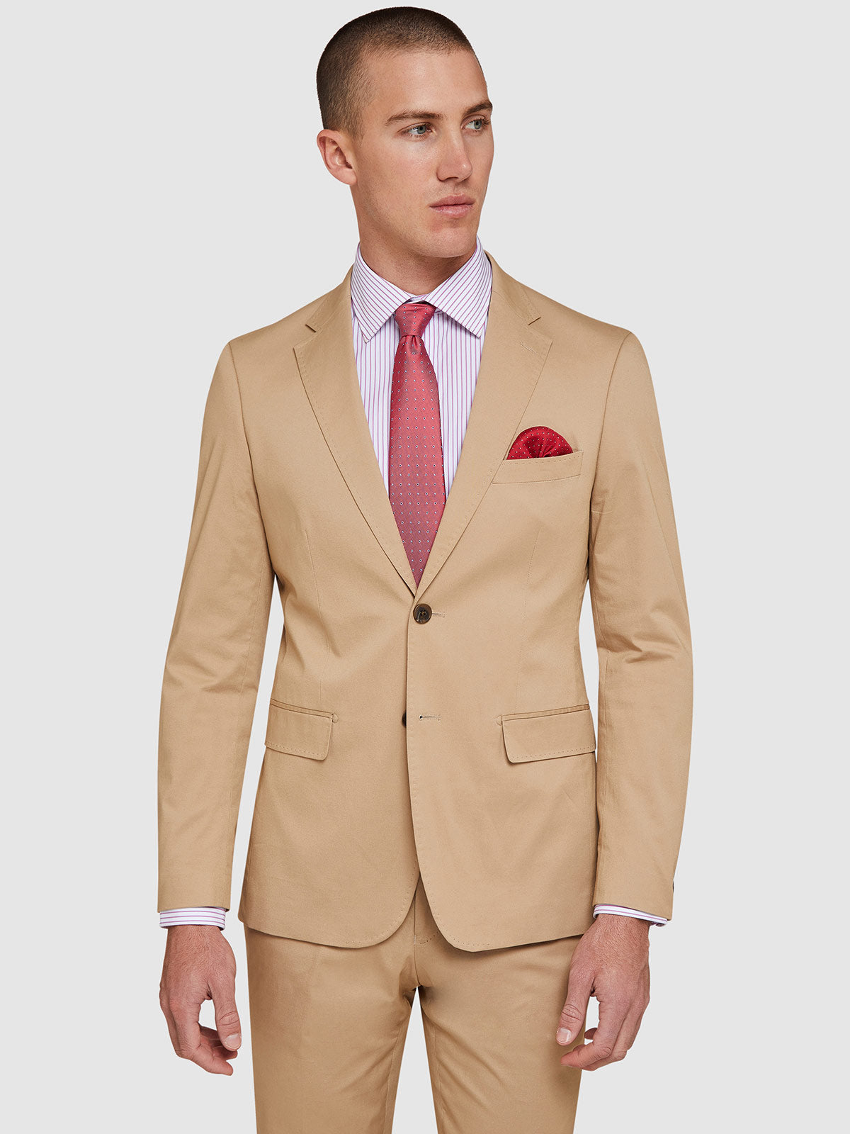 BYRON COTTON STRETCH SUIT JACKET