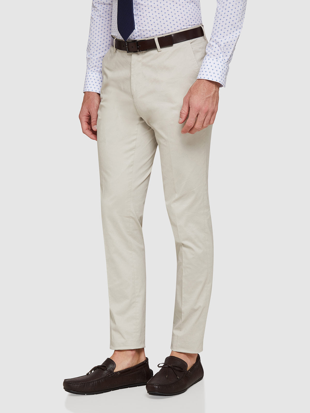 Oxford Slim Leg Cotton Trousers | Millers