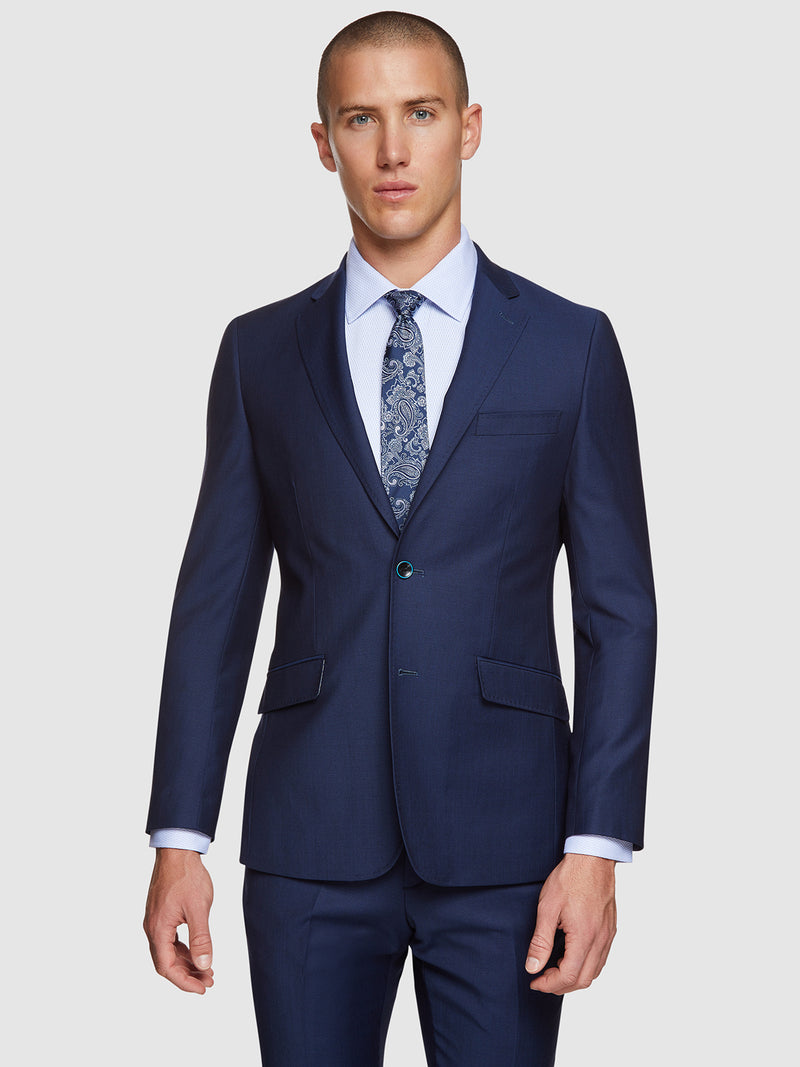 NEW HOPKINS WOOL SUIT JACKET NAVY