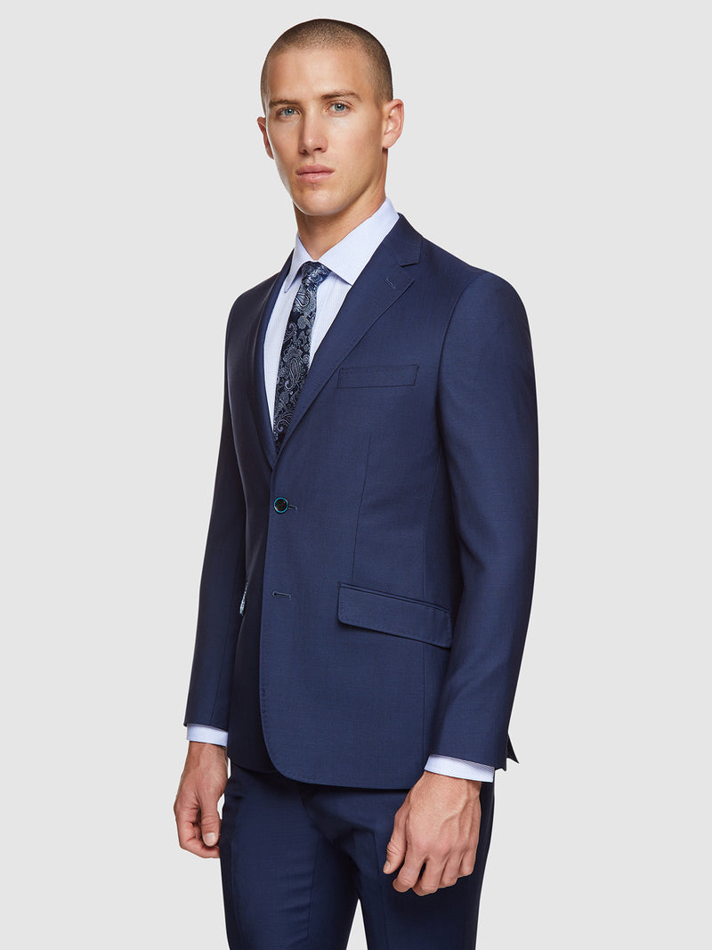 NEW HOPKINS WOOL SUIT JACKET NAVY