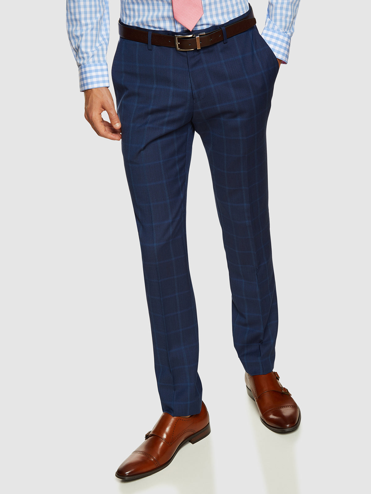 Auden Wool Suit Checked Trousers