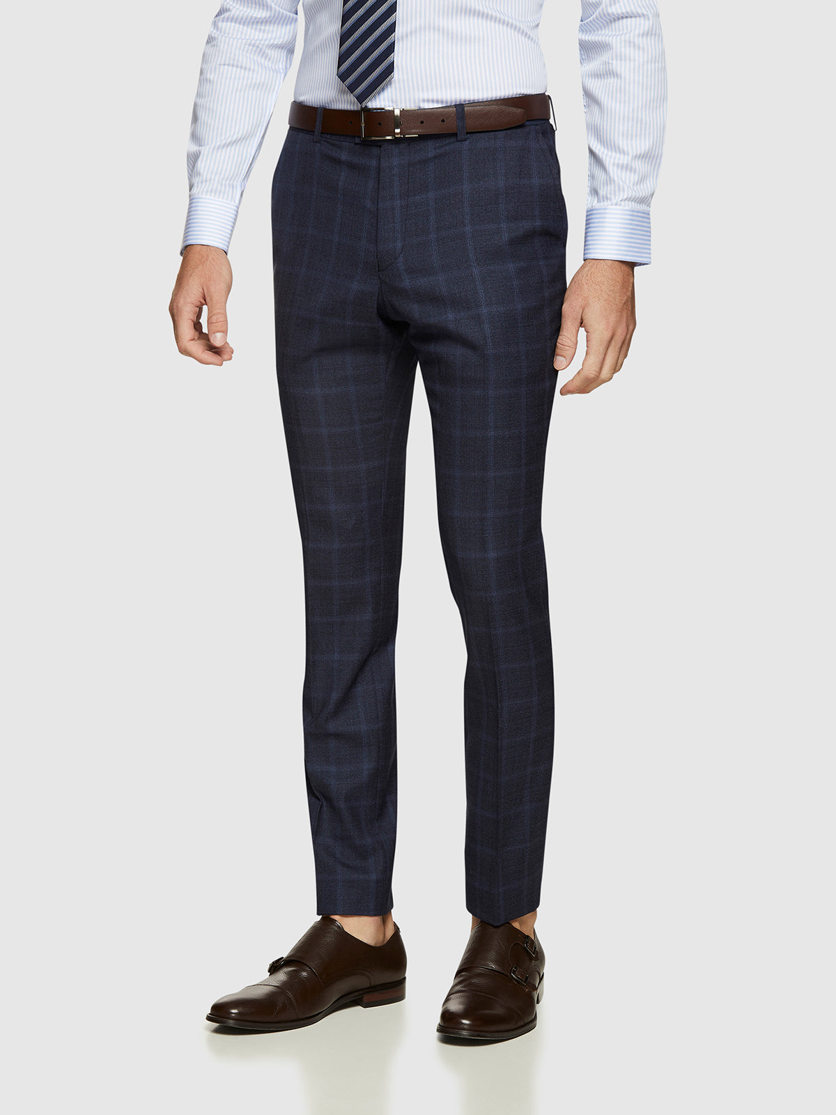 HOPKINS WOOL CHECKED TROUSERS – Oxford Shop