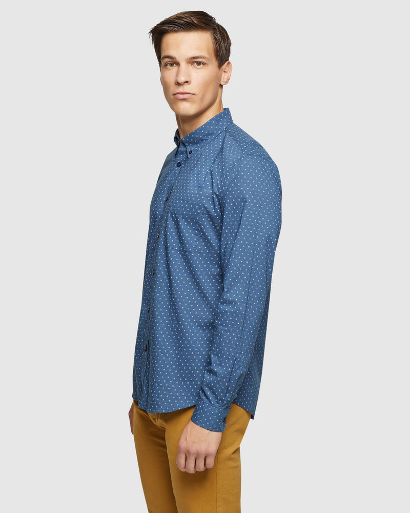 PORTLAND REGULAR FIT SPOT SHIRT MENS SHIRTS