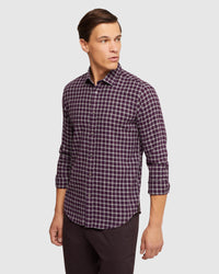 STRATTON SLIM FIT CHECK SHIRT MENS SHIRTS