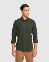 PORTLAND COTTON FLANNEL SHIRT MENS SHIRTS