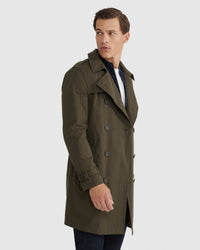 MARCO SHORT TRENCH COAT MENS JACKETS AND COATS