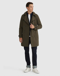 MARCO SHORT TRENCH COAT MENS JACKETS AND COATS