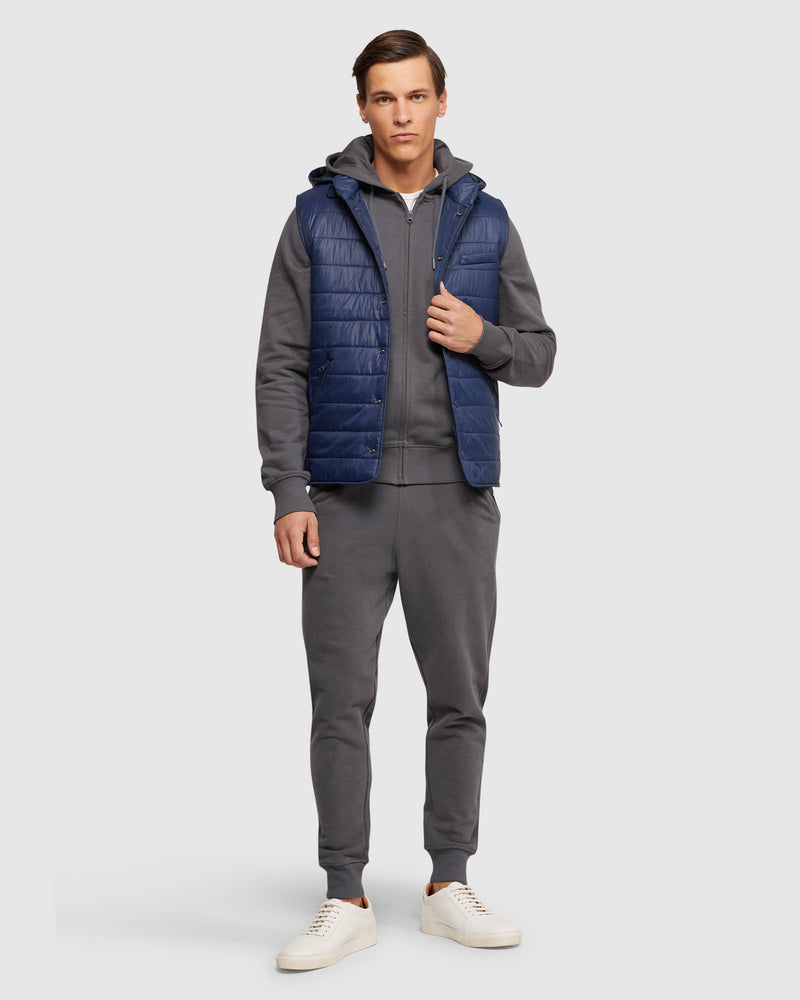 BRUNO ECO FILLING PUFFA VEST MENS JACKETS AND COATS