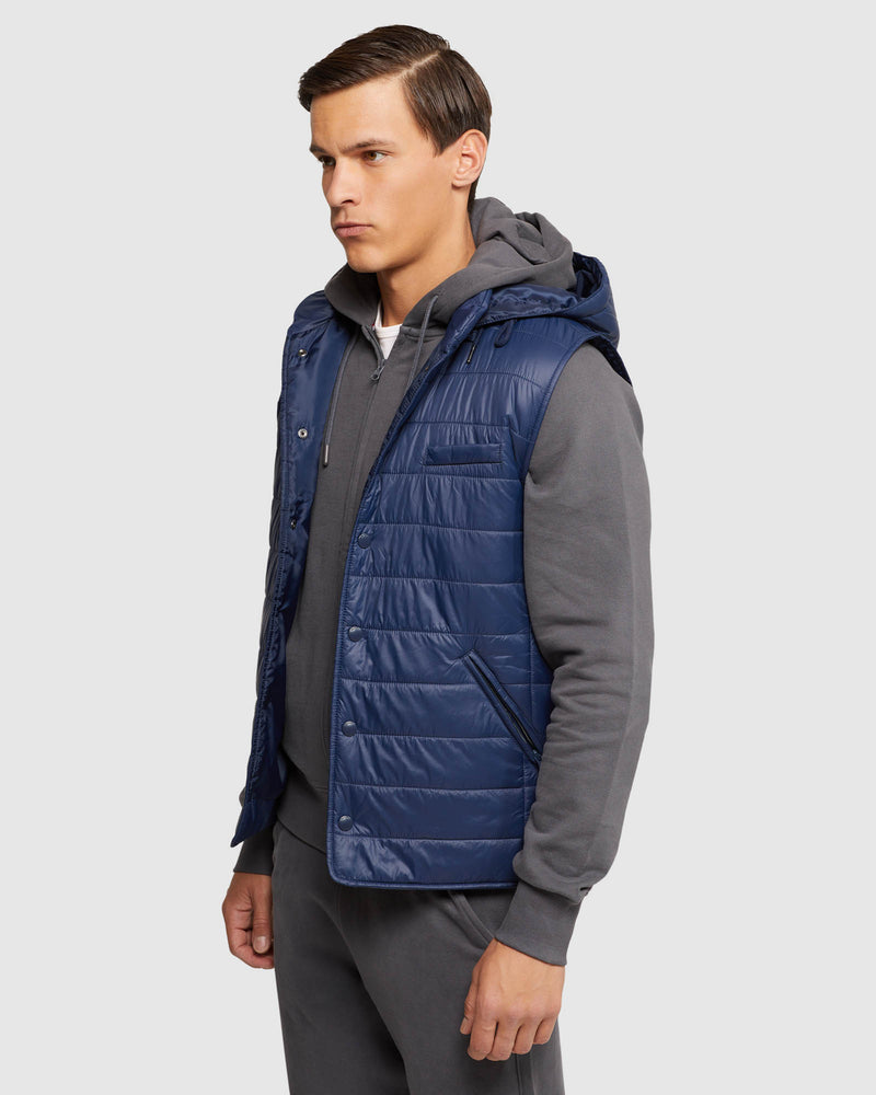 BRUNO ECO FILLING PUFFA VEST MENS JACKETS AND COATS