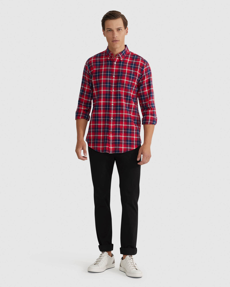 UXBRIDGE FLANNEL CHECK SHIRT MENS SHIRTS