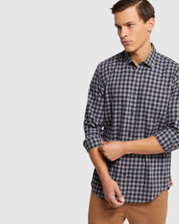 STRATTON FLANNEL CHECK SHIRT MENS SHIRTS