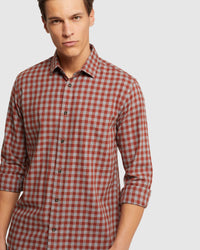 STRATTON FLANNEL CHECK SHIRT MENS SHIRTS