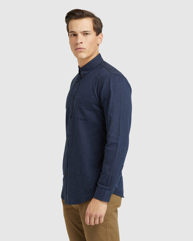 UXBRIDGE HERRINGBONE REGULAR SHIRT