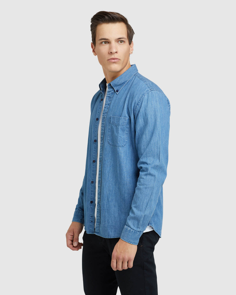 UXBRIDGE CHAMBRAY SHIRT CHAMBRAY