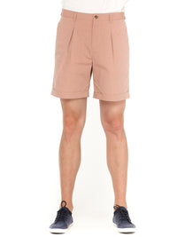 TAILORED PLEAT FRONT SHORTS MENS SHORTS