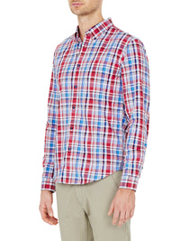 UXBRIDGE CHECK SHIRT RED/BLUE