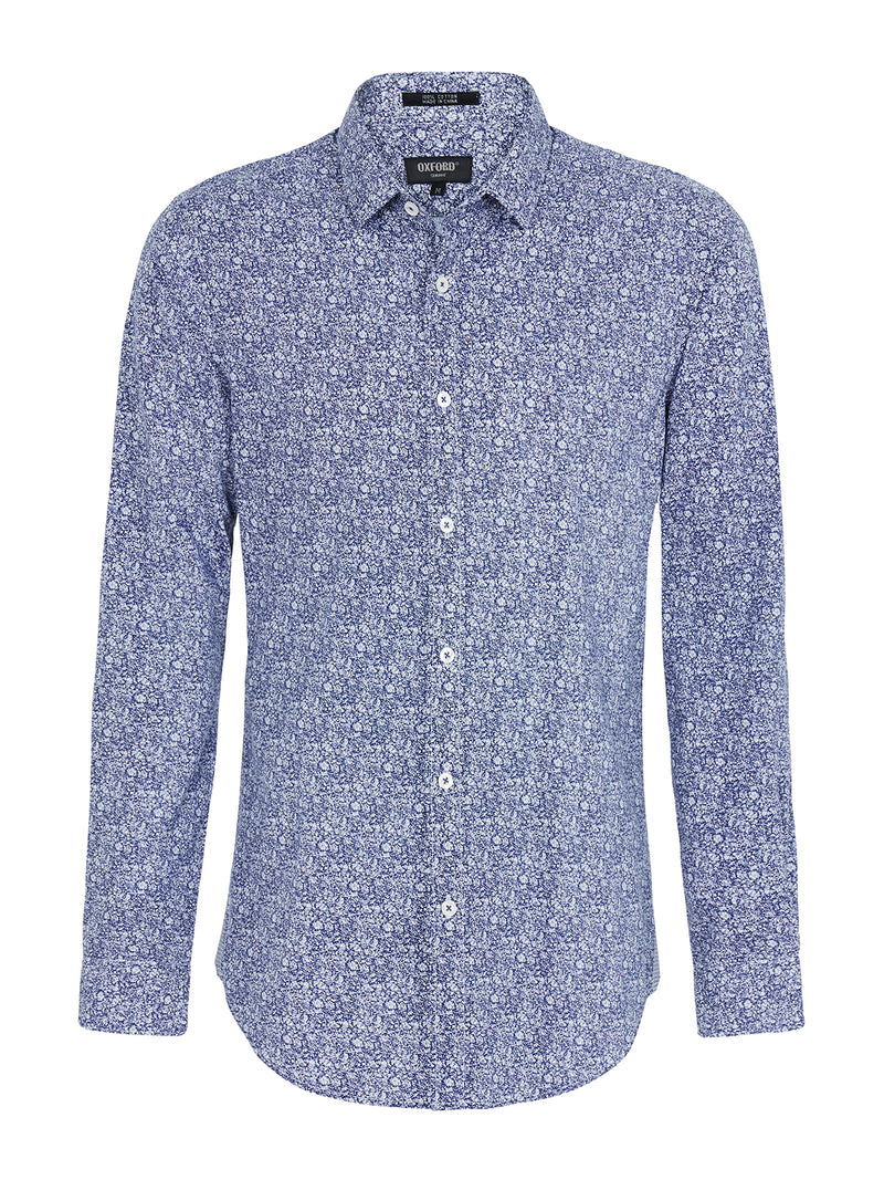 STRATTON PRINTED SHIRT BLUE