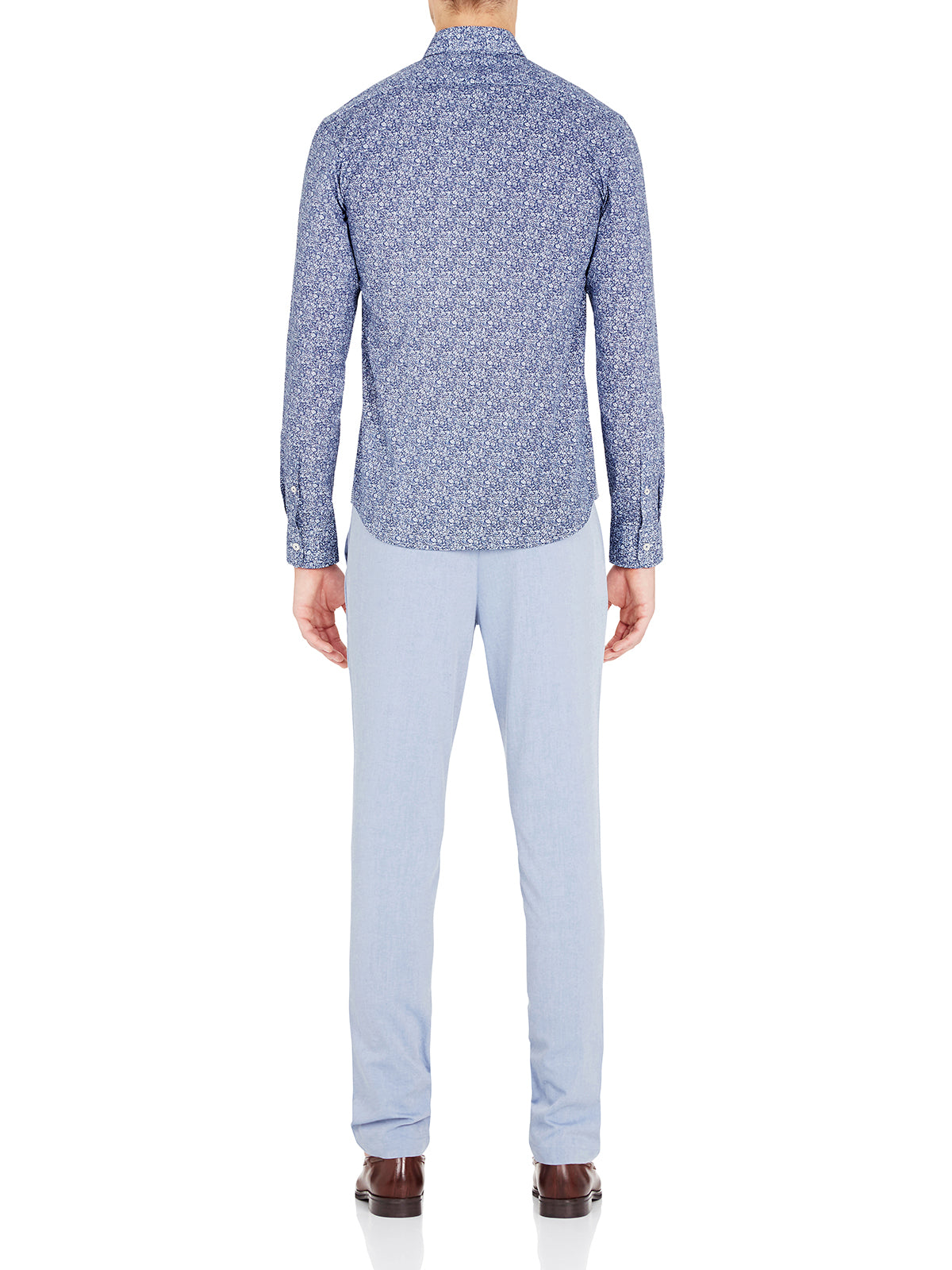 STRATTON PRINTED SHIRT BLUE