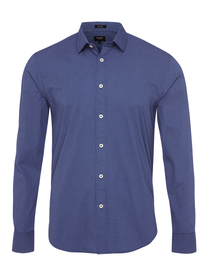 KENTON PRINTED SHIRT BERRY