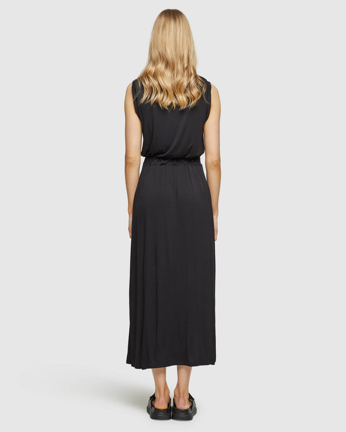 COCO DRAWSTRING WAIST KNIT DRESS WOMENS DRESSES