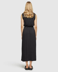 COCO DRAWSTRING WAIST KNIT DRESS WOMENS DRESSES