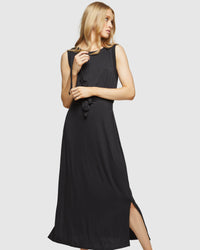 COCO DRAWSTRING WAIST KNIT DRESS WOMENS DRESSES