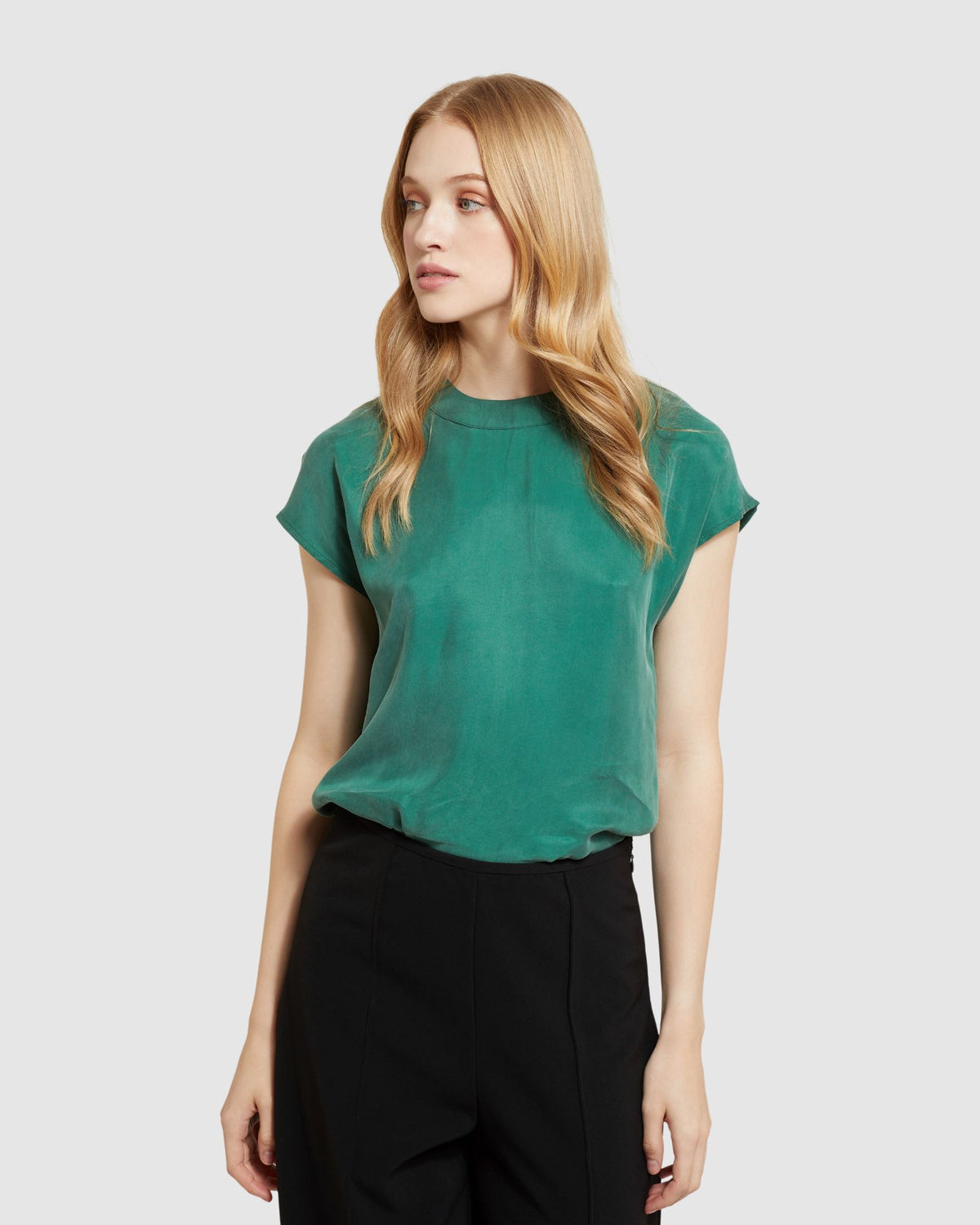 Lauren Woven Front Top