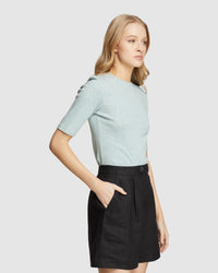 JASMINE RIB KNIT TOP
