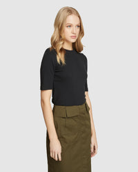 JASMINE RIB KNIT TOP