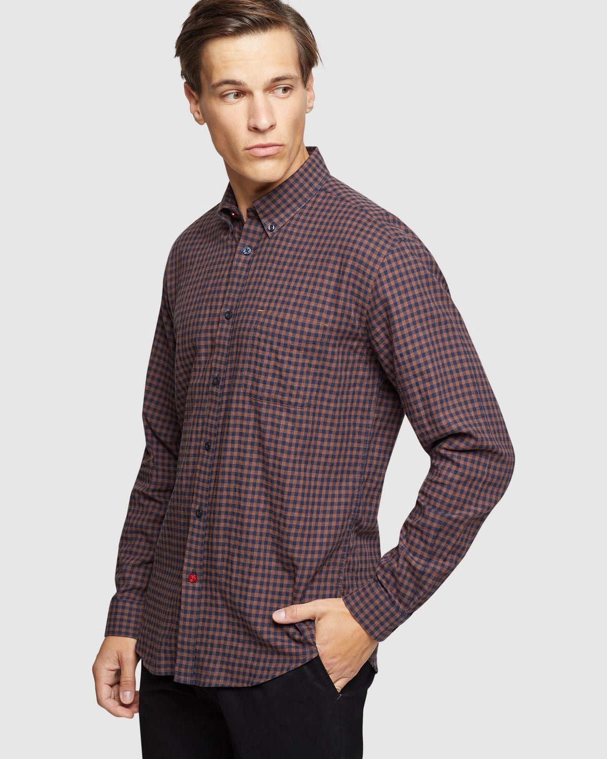 UXBRIDGE REGULAR FIT CHECKED SHIRT MENS SHIRTS