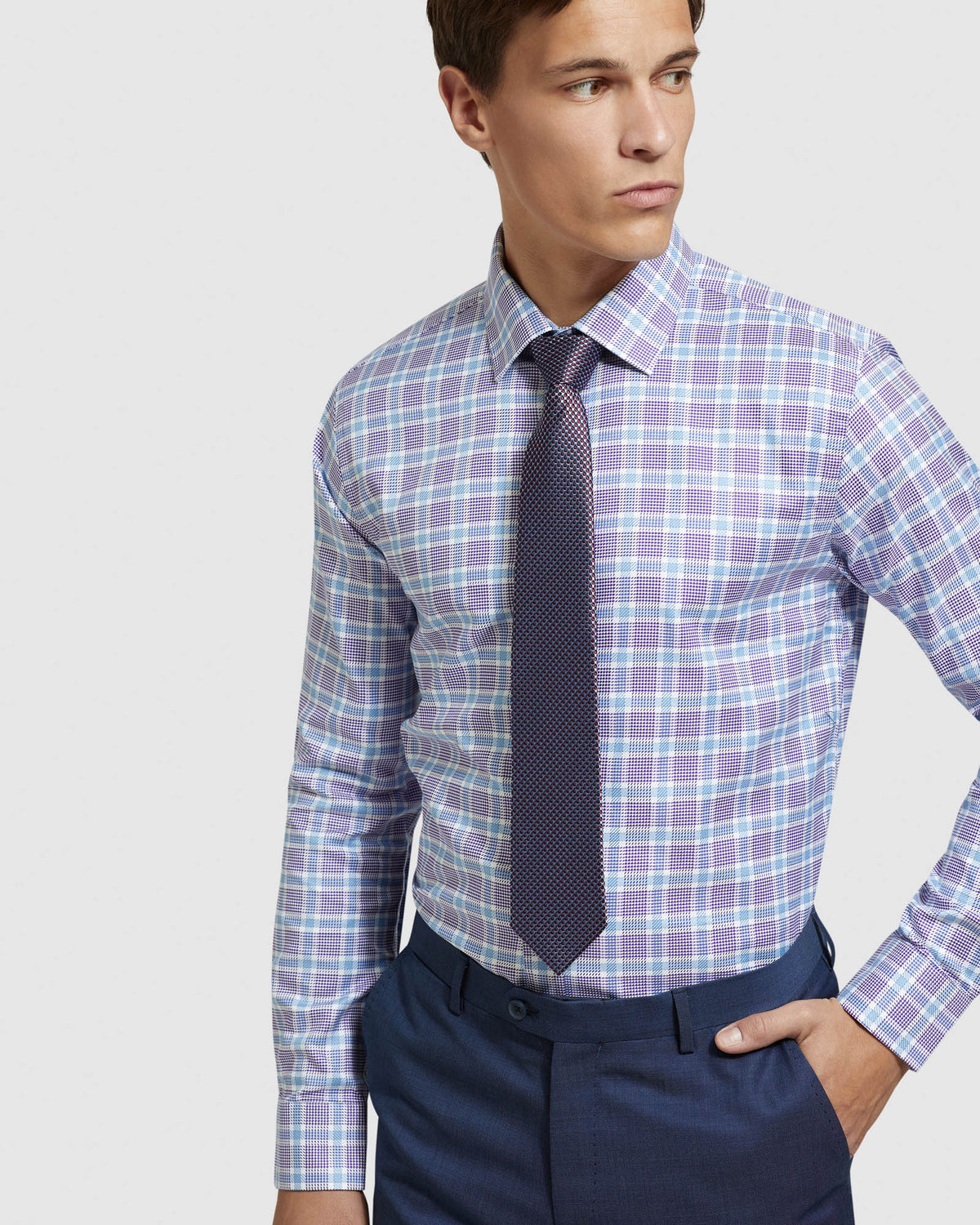 BECKTON LUXURY CHECKED SHIRT MENS SHIRTS