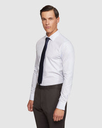 BECKTON SLIM FIT STRIPED SHIRT MENS SHIRTS