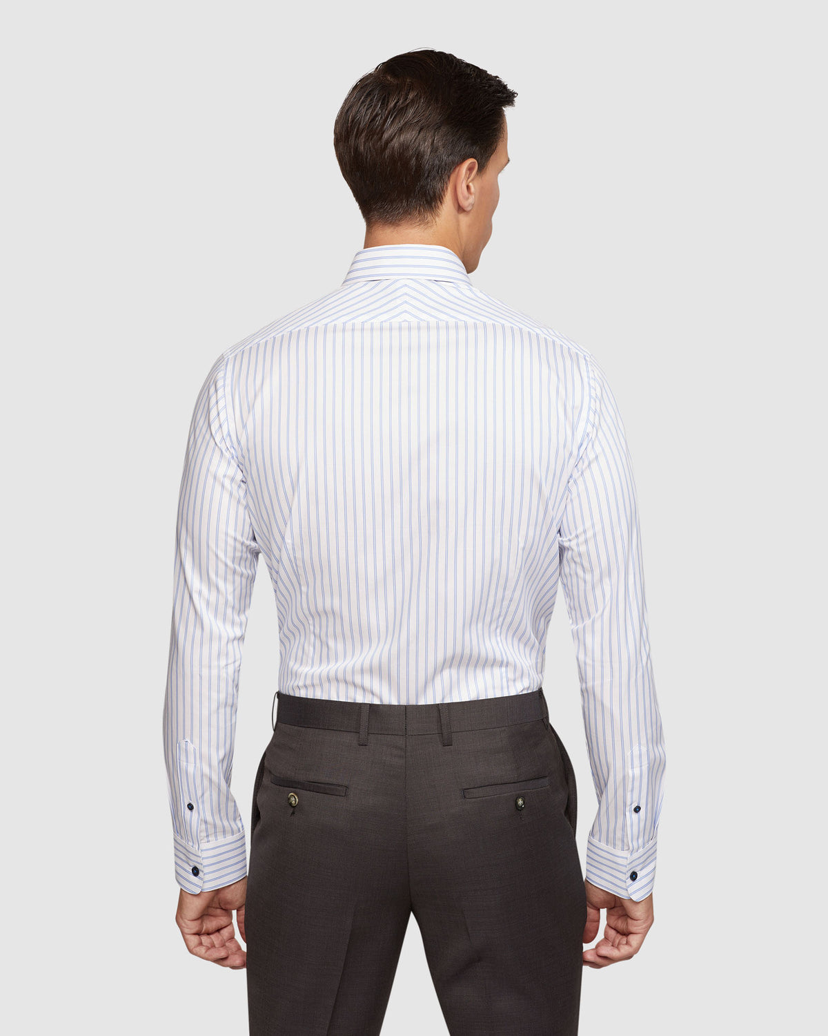 BECKTON SLIM FIT STRIPED SHIRT MENS SHIRTS