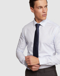 BECKTON SLIM FIT STRIPED SHIRT MENS SHIRTS