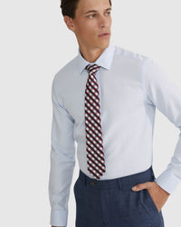 BECKTON SLIM FIT DOBBY SHIRT MENS SHIRTS